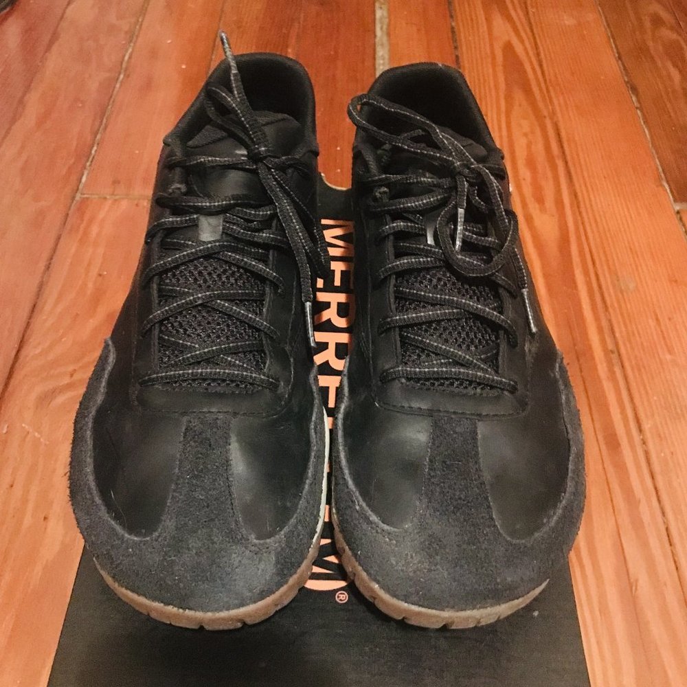 Merrell Trail Glove 5 Black Sneaker Athletic Shoe Sz 12